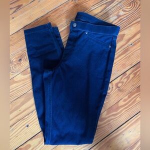 HUE Dark Indigo Skinny Denim Jegging/Legging Size Small
